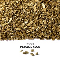 Plaid Fragment Effects Glass Chips 170gr Metallic Gold-2