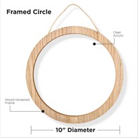 Plaid Fragment Effects Frame Cirkel 25,4x25,4 cm-2