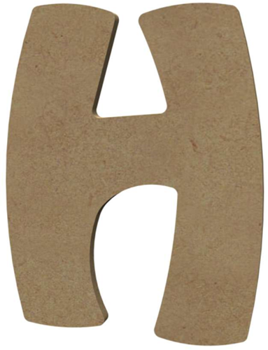 Gomille MDF Letter H 15 cm