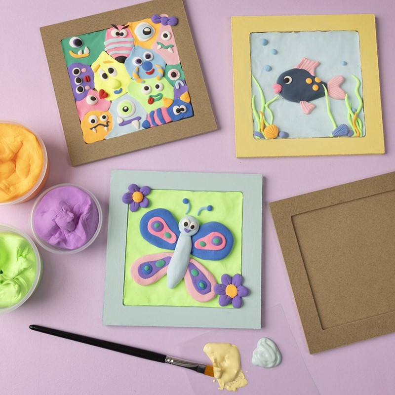 Silk Clay schilderijen boetseren