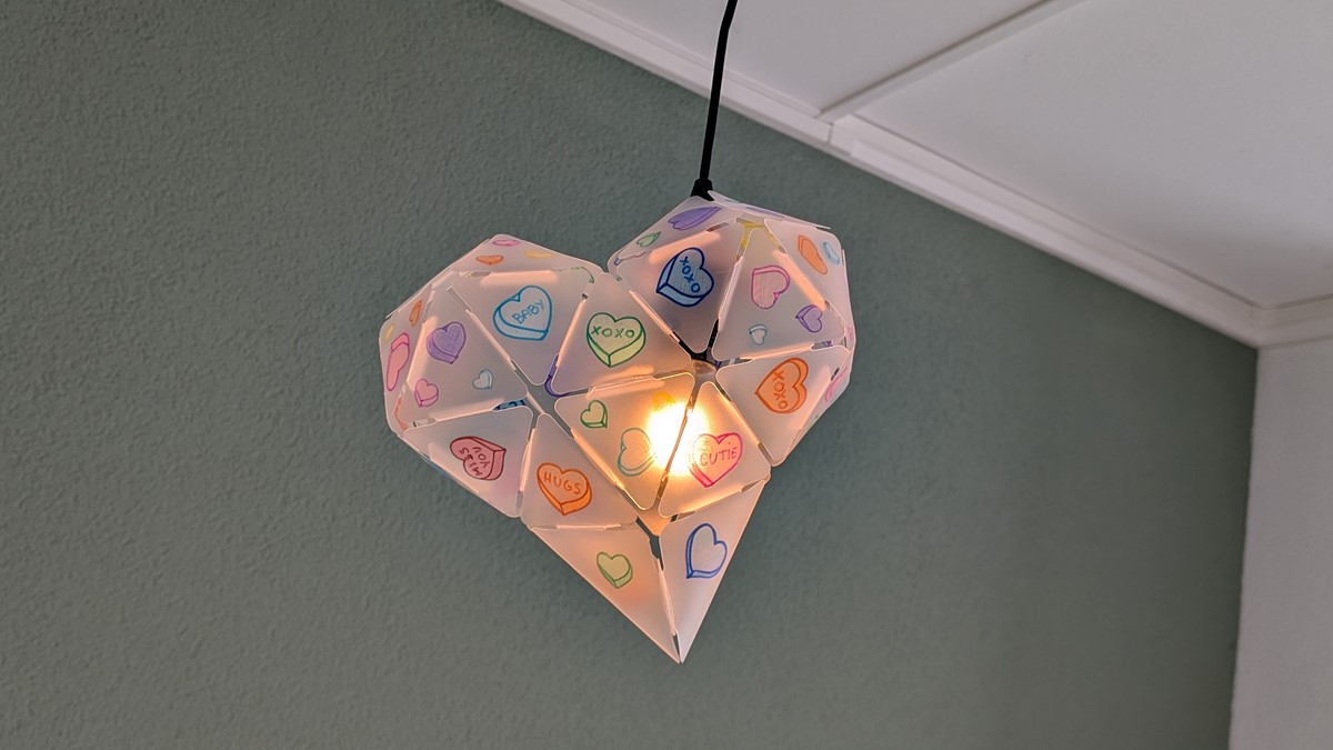 Hartvormige Sheedz lamp en decoratie voor Valentijn