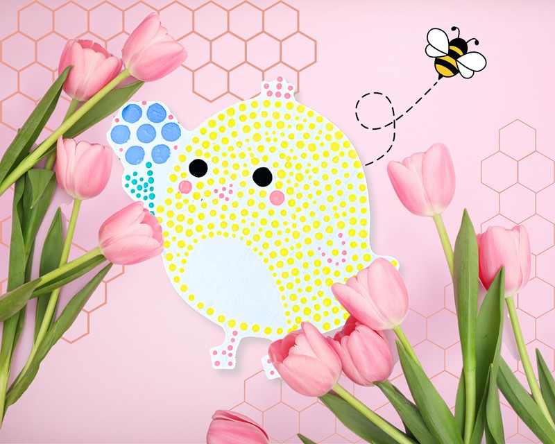 Kawaii Dot-Painting met Aladine