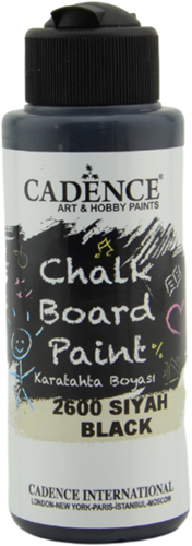 Cadence Krijtbord Verf 120 ml Zwart