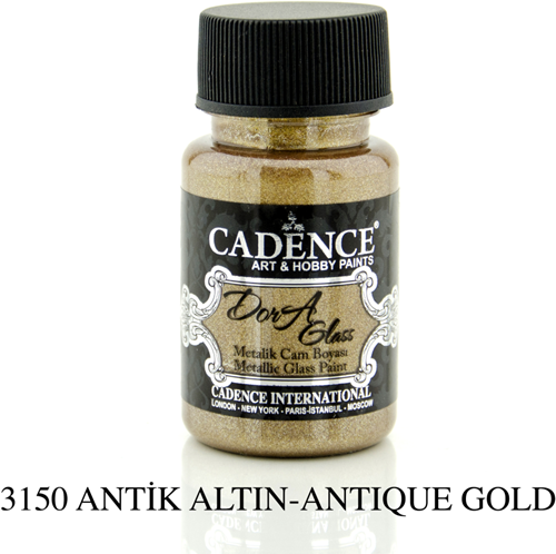 Cadence Dora Metallic Glas Verf 50 ml Goud