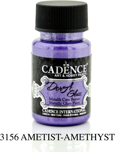 Cadence Dora Metallic Glas Verf 50 ml Amethyst