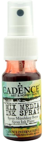 Cadence Mixed Media Inkt Spray 25 ml Rood