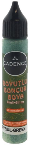 Cadence Dimensional Verf Glitter 25 ml Groen