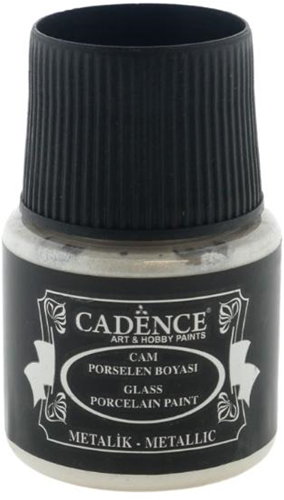 Cadence Glas- en Porseleinverf Metallic 45 ml Parelmoer