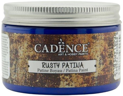 Cadence Rusty Patina Verf 150 ml Blauw