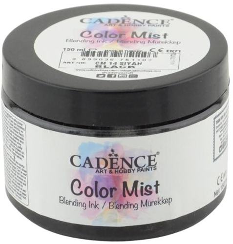 Cadence Color Mist Blending Inkt Verf 150 ml Zwart