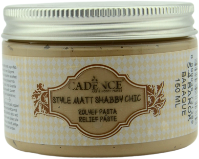 Cadence Style Mat Shabby Chic Relief Pasta 150 ml Beige