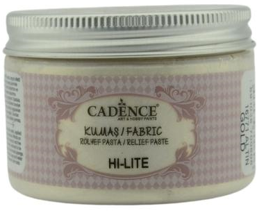 Cadence Textiel Hi Lite Metallic Relief Pasta 150 ml Rood