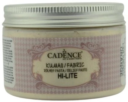 Cadence Textiel Hi Lite Metallic Relief Pasta 150 ml Oranje
