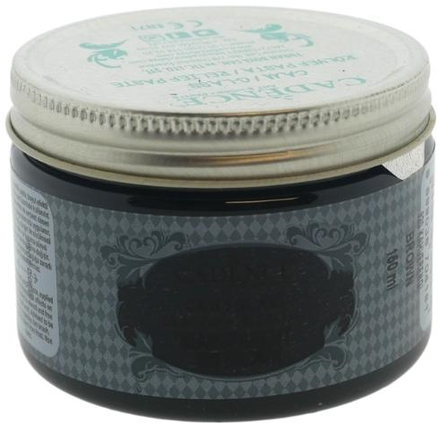 Cadence Glas Transparant Relief Pasta 150 ml Donkerbruin