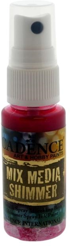 Cadence Mixed Media Shimmer Inkt Spray Metallic 25 ml Licht Fuchsia