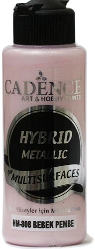 Cadence Hybrid Metallic Acrylverf 120 ml Baby Pink