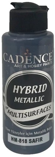 Cadence Hybrid Metallic Acrylverf 120 ml Sapphire