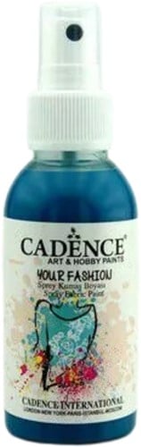 Cadence Fashion Spray Fabric Paint 100 ml Dark Turquoise