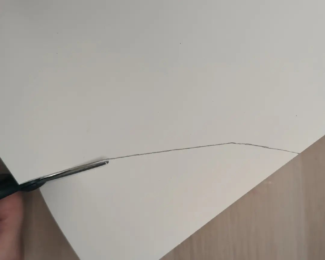 Schaar knipt papier