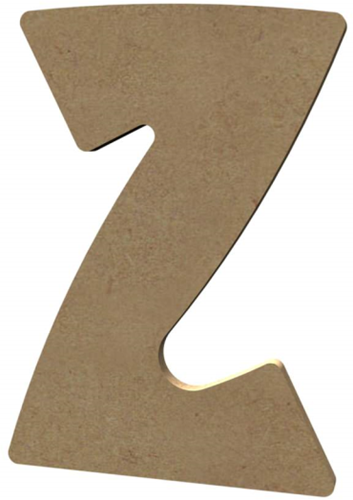Gomille MDF Letter Z 15 cm