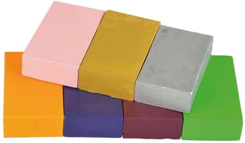 Pebaro Encaustic Wasblokjes Set-2  7 kleuren
