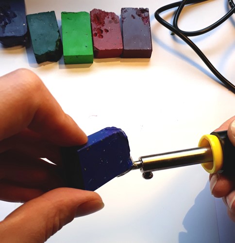 Pebaro Encaustic Wax Cubes 2 Set 7 Stück-2