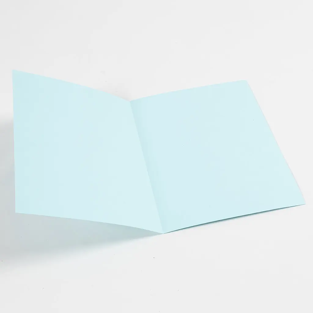 blauw vel dubbelgevouwen