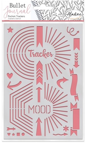 Aladine Bullet Journal Stencil A5 Mood Tracker