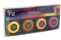Buzz Chalk It Neon 4 kleuren krijt om je haar te kleuren