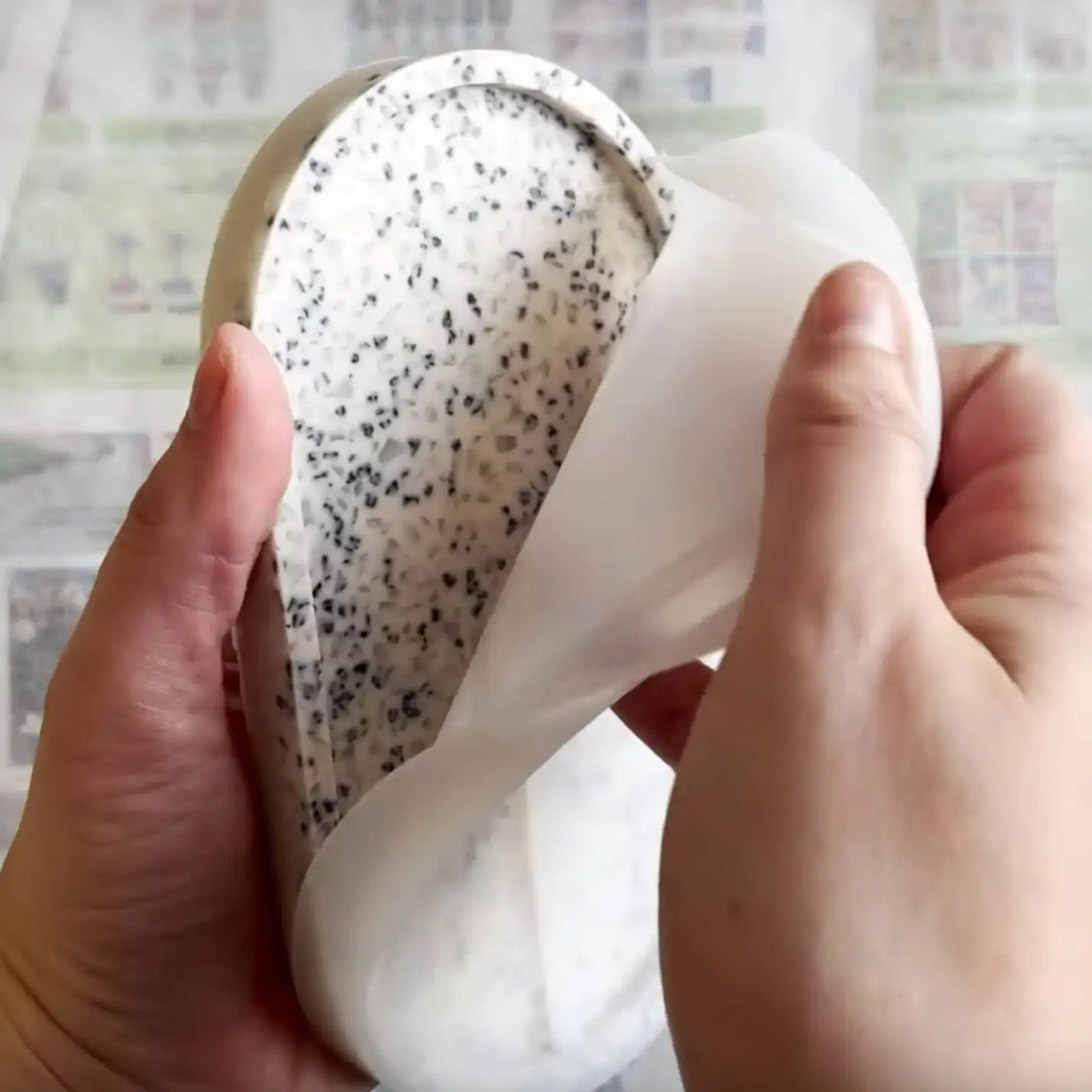 jesmonite glas stap 4