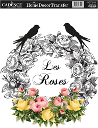 Cadence Home Deco Transfer HDT-018 25x35 cm Les Roses