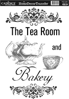 Cadence Home Deco Transfer HDT-048 25x35 cm Tea Room