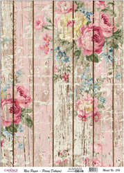 Cadence Rice Decoupage-Papier 386, 30 x 42 cm, Vintage-Holz