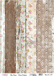 Cadence Rijst Decoupagepapier 388 30x42 cm Patroonhout