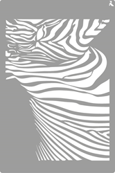 La Pajarita Schablone Zebra 20x30cm