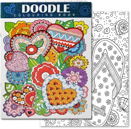Wins Kleurboek Doodles A4