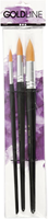 CC Gold Line Acryl Penselen Rond Set Groot 3 stuks-2