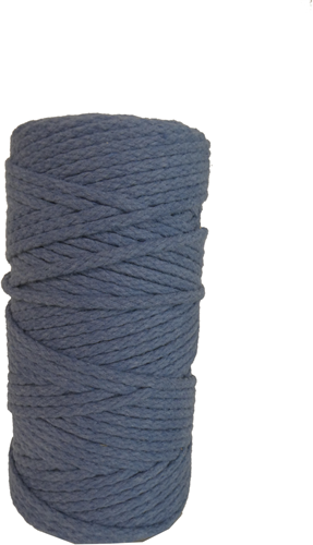 DekoArt Macramékoord 4 mm 100 m Blauw