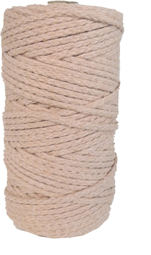 DekoArt Macramékoord 4 mm 100 m Zalmroze