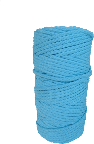 DekoArt Macramékoord 4 mm 100 m Turquoise