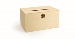 GC Wooden Box with Slot 24x16x13 cm