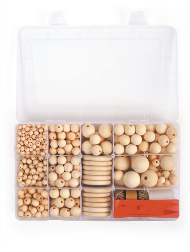GC Wooden Bead Set 747 Pieces-3
