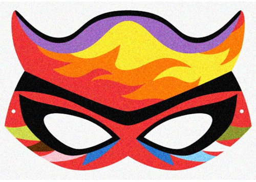 Sabbiarelli  Zandschilderen Album Carnaval Maskers 4 stuks-2