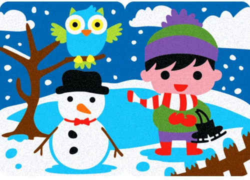 Sabbiarelli  Zandschilderen Album Seizoenen 15x20 cm 5 stuks-3