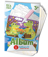 Sabbiarelli Sand Painting Album Baby Animals 15x20 cm