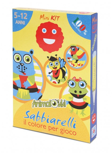 Sabbiarelli Zandschilderen Set Mini Dieren Grote Ogen-2