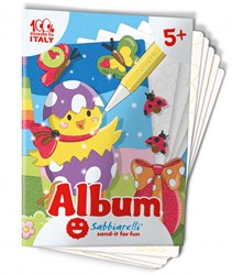 Sabbiarelli Sandmalerei-Album Ostern 15x20 cm