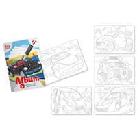 Sabbiarelli  Zandschilderen Album Auto's 15x20 cm 5 stuks-3