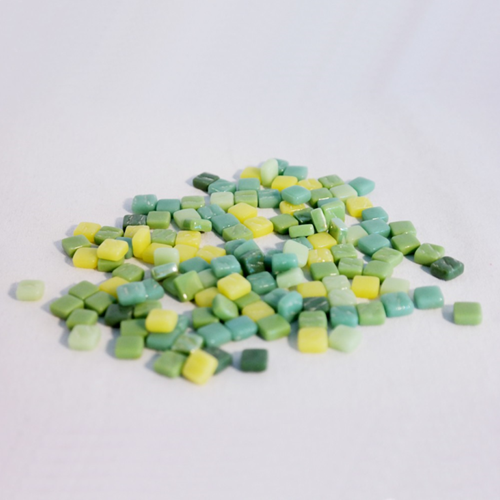 Colourful Squares Mix Lime Squash 100 gr
