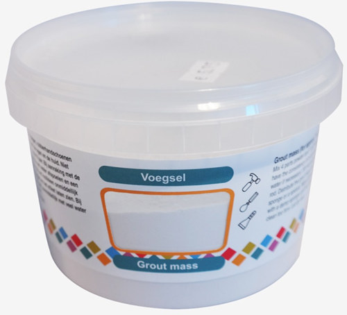 Colourful Grout 500 gr Wit, voeg